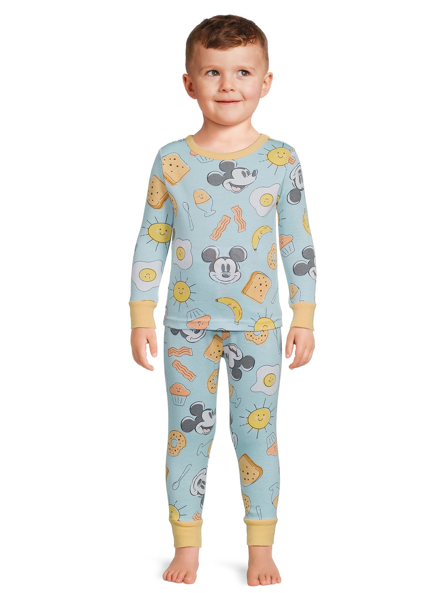 Character Snug Fit Pajamas Long Sleeve Pant Set, Sizes 12M-5T | Walmart (US)