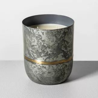 25oz Galvanized Container Candle Harvest - Hearth & Hand™ with Magnolia | Target