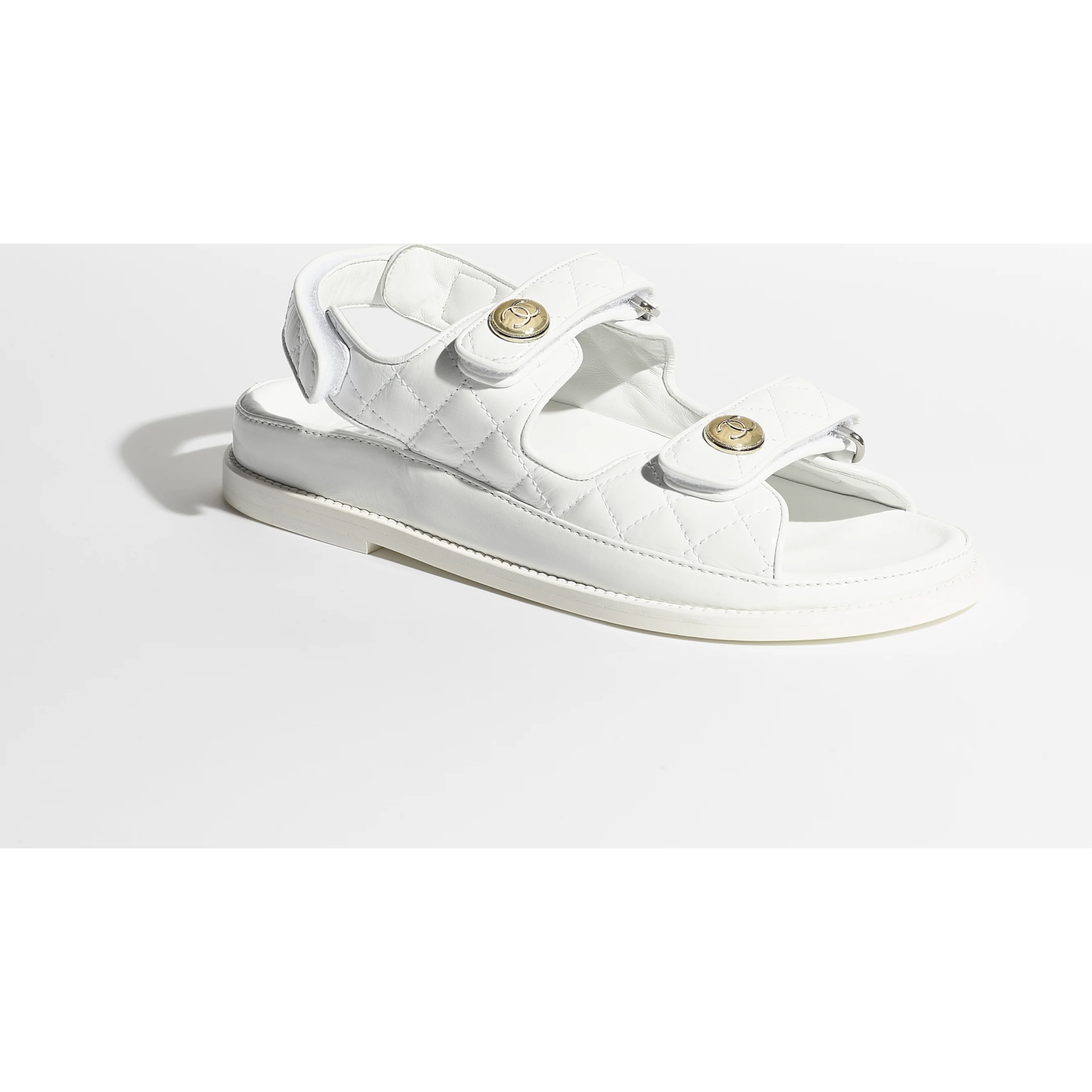 Sandals - Laminated lambskin — Fashion | CHANEL | Chanel, Inc. (US)