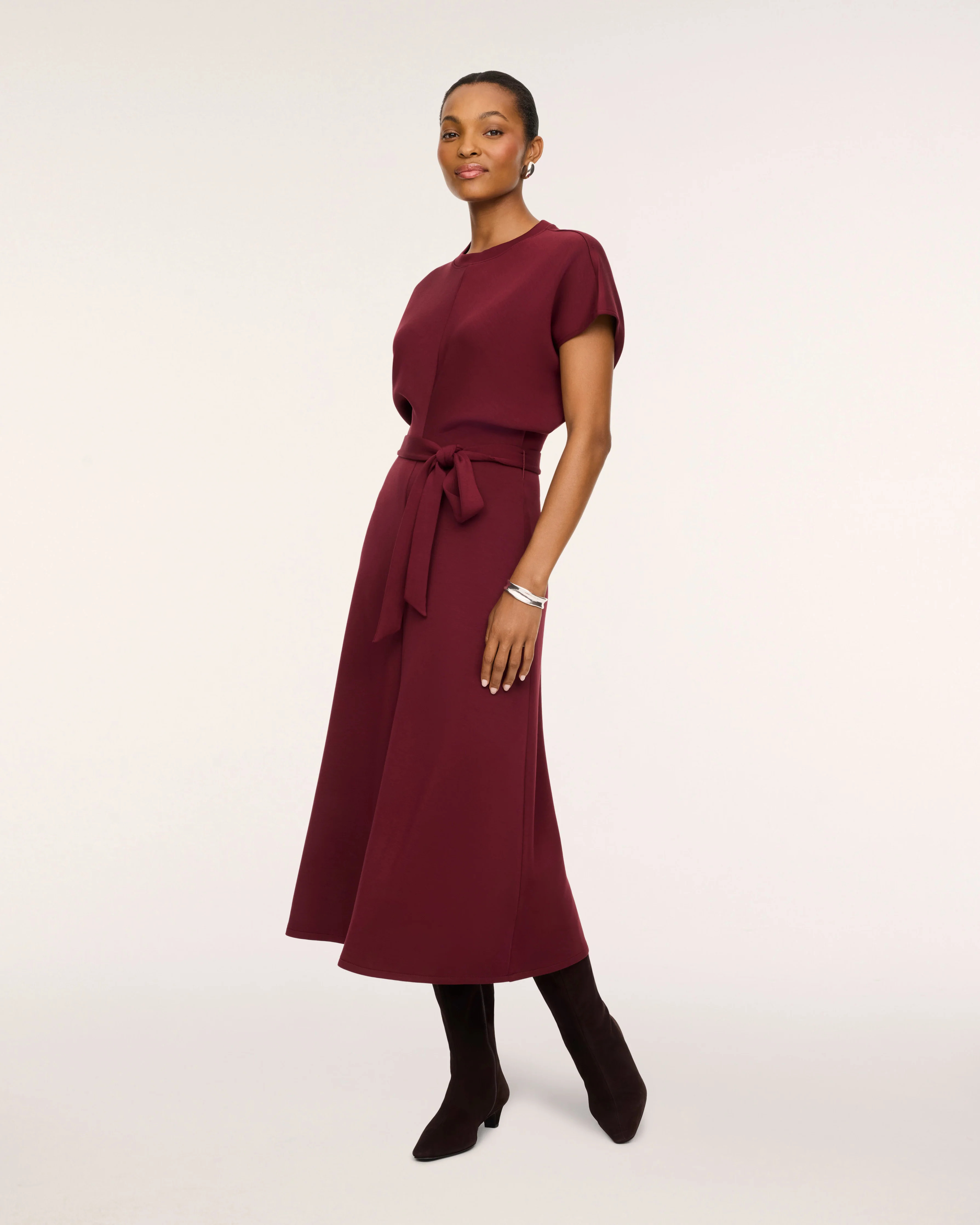 SPANX AirEssentials\u00ae Draped Tie-Waist Maxi Dress | Spanx Canada