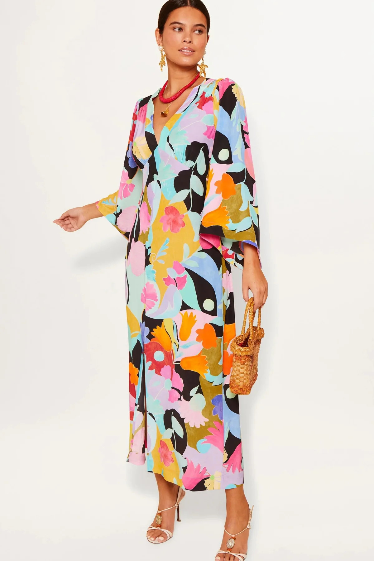 Dahlia - Abstract Tulip Black | Rixo