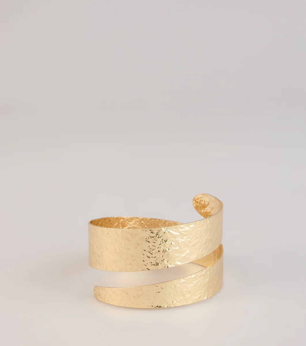 Cool Girl Shine Hammered Bracelet Cuff | Windsor Stores