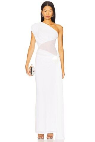 Lovers and Friends x Yhasmina Ferrara Lea Gown in White from Revolve.com | Revolve Clothing (Global)