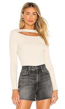 h:ours Callista Sweater in Ivory from Revolve.com | Revolve Clothing (Global)