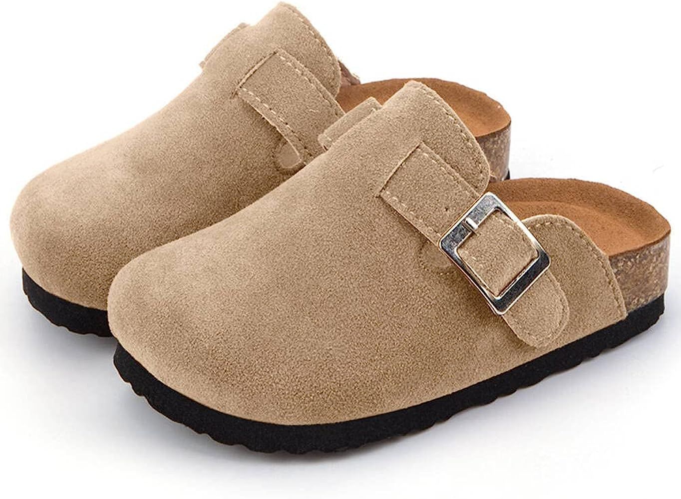 WICDIC Boston Suede Clogs for Women Man Dupes Shoes Toddler Litle Kid Big Kid Toddler Girls Boys Bab | Amazon (US)