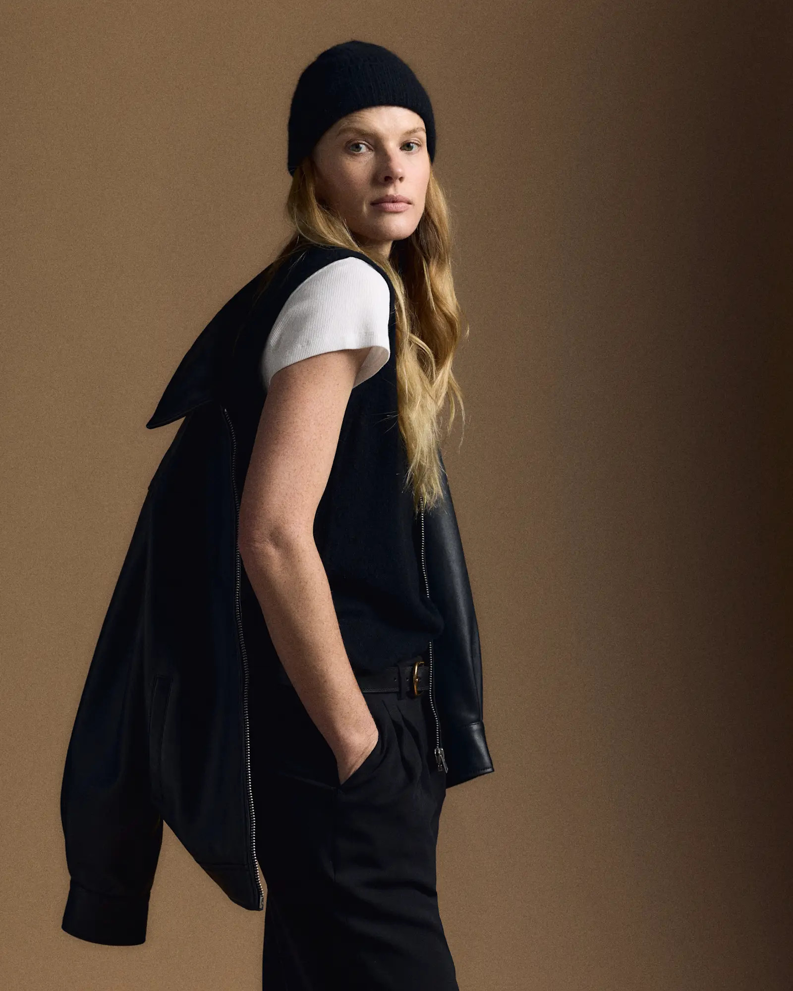 Women's Organic Cotton Micro-Rib Crewneck Tee in Soft White | Quince