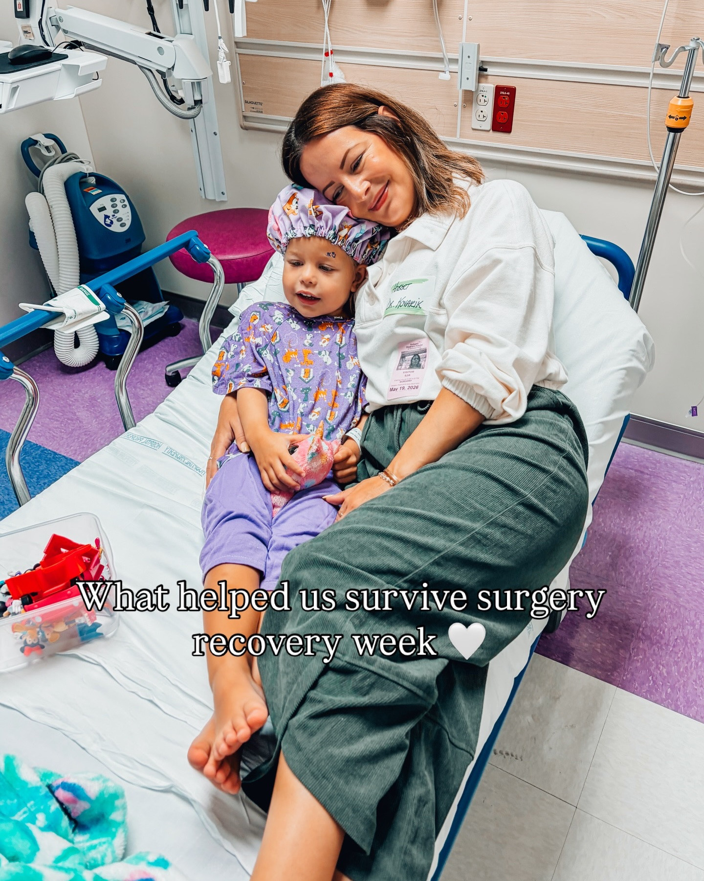 Things that genuinely helped us survive recovery week after Mila’s surgery 🤍

Not the perfect version of the week… the REAL version.
The overstimulation, survival mode, little comforts, and tiny moments that helped us get through it 🫶

Save this if your little one ever has surgery 🤍

Comment RECOVERY if you want links to the things that helped us most this week ✨

#postsurgery #motherhoodunplugged #familyrecovery #momslifebelike #momcommunity
