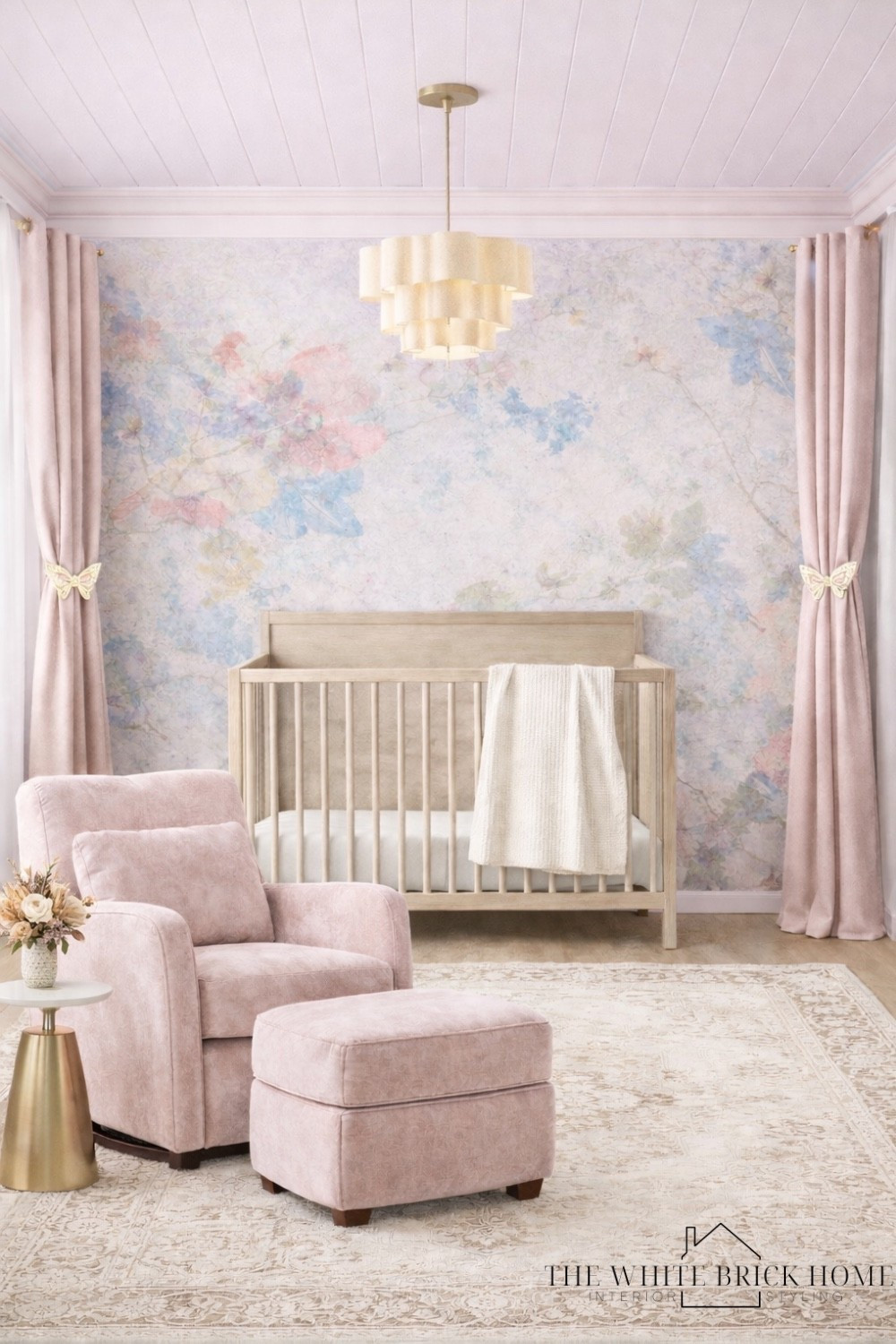 A soft, sweet nursery where blush shiplap ceilings, watercolor floral walls, and cozy textures create the dreamiest space for baby and parent alike! 

Nursery, nursery decor, nursery wallpaper, pink nursery, baby girl bedroom, baby nursery, girls nursery, nursery furniture, blush nursery, nursery rug, nursery glider, nursery window treatments, nursery decor, nursery lighting, nursery bedding, floral nursery, pink nursery, nursery decor ideas, blush nursery, toddler girl, toddler girl bedroom, kids room, kids bedroom, baby, pottery barn kids, Anthropologie, wayfair, crate and kids 

#LTKBaby #LTKBump #LTKHome