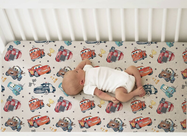 Cars Crib Sheet, Cars, Disney Crib Sheet, Disney Nursery, Cars Nursery - Etsy | Etsy (US)