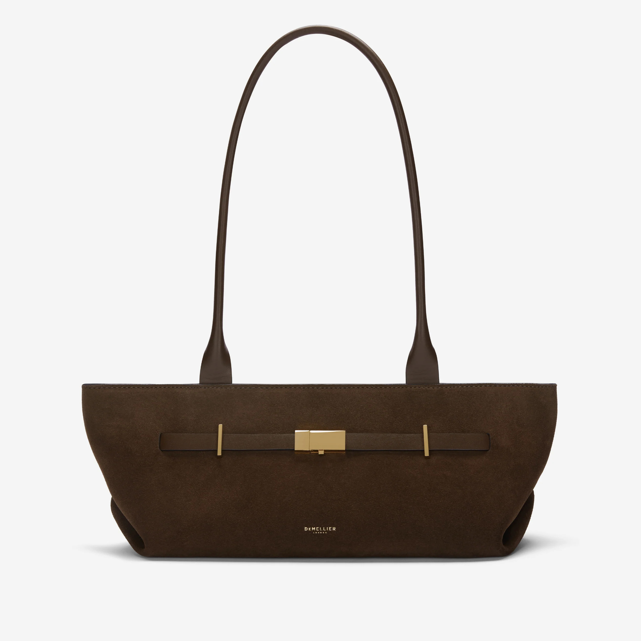 The New York Shoulder | Mocha Suede & Mocha Smooth | DeMellier | DeMellier