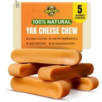 Jumbo Yak Cheese Dog Chew - Long Lasting Dental Treat, 5-Count | Etsy (US)