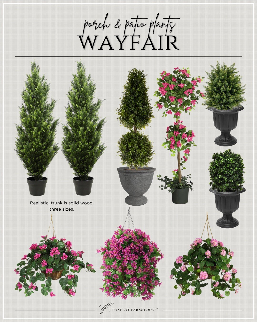 How about green and pink on your porch or patio. I love this combo, plus a little white. These outdoor plants make maintenance so easy! I used all faux on my porch last year and oh boy, I loved it!

#LTKSeasonal #LTKFindsUnder100 #LTKHome