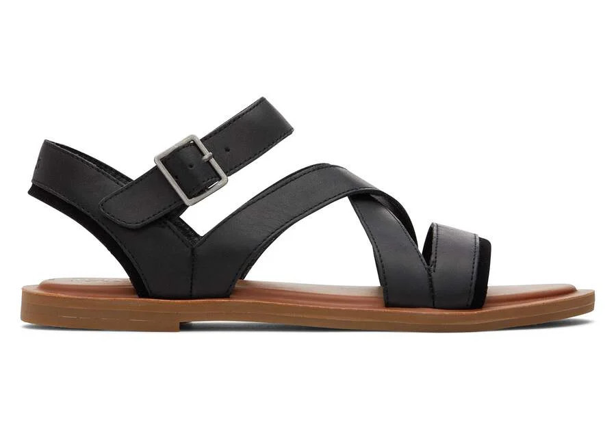 Women

Sloane Black Leather Strappy Sandal | Toms Americas