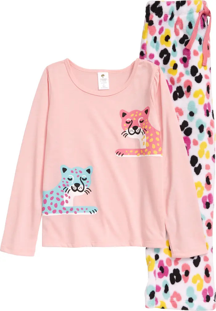Tucker + Tate Kids' Puff Sleeve Fleece Pajamas | Nordstromrack | Nordstrom Rack