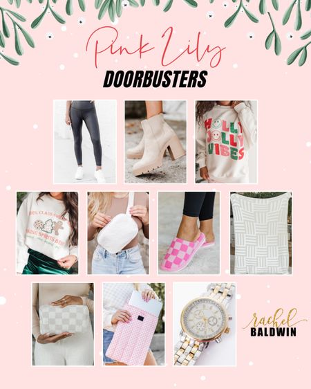 💗Pink Lily💗 DOORBUSTERS alert! Stock up on holiday finds for you, your besties, your fam, and more! Here’s what’s in my shopping cart 🛍️ 

#LTKHoliday #LTKfindsunder50 #LTKsalealert