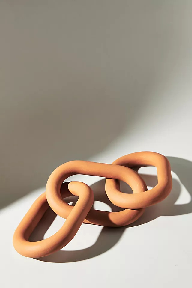Terracotta Link Decorative Object | Anthropologie (US)