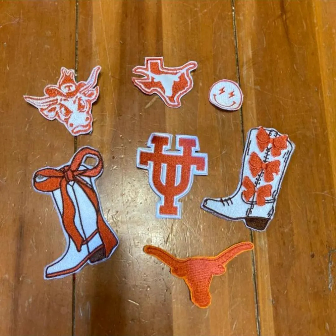 University of Texas Longhorns Collegiate Gameday Embroidered Patch - Etsy | Etsy (US)