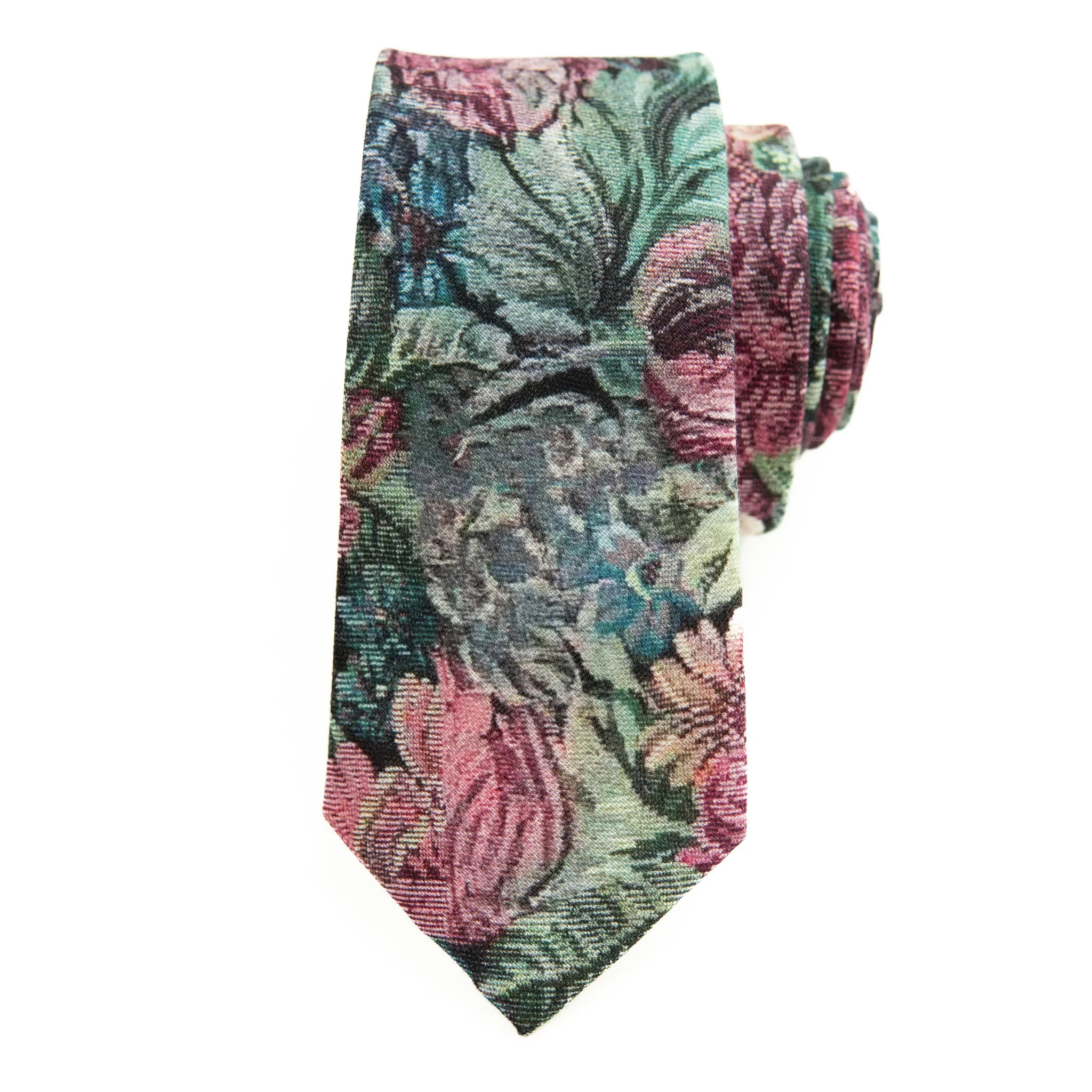 Foyer Floral Church Couch Print Men's Tie by Boon Ties | Boon Ties