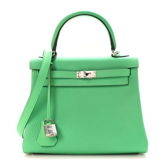 Hermes Togo Kelly Retourne 25 Vert Comics | FASHIONPHILE (US)