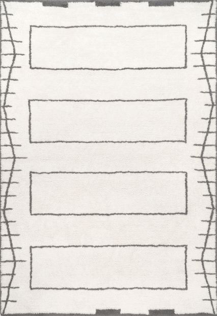 Ivory Arielle Wool Washable Area Rug | Rugs USA