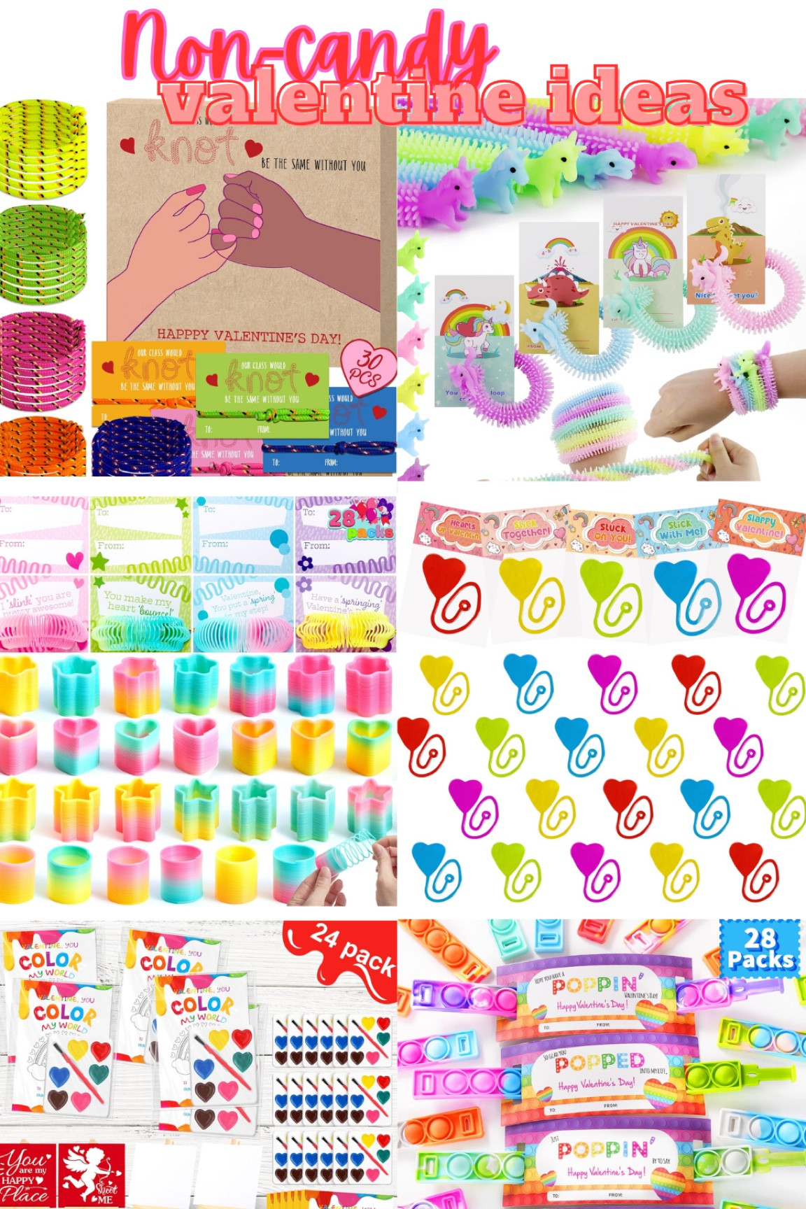 Non candy Valentine’s ideas! 🩷 