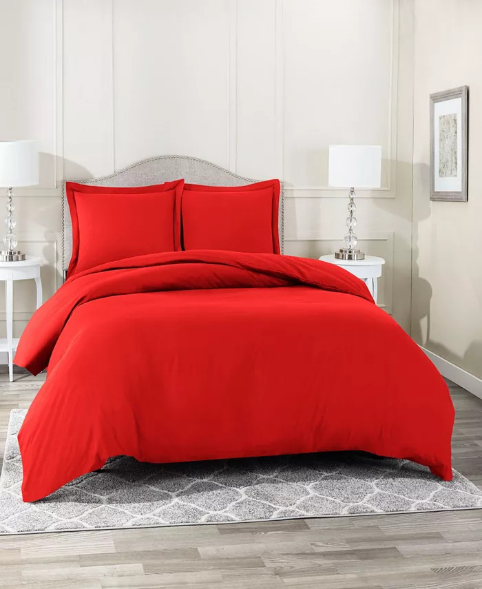 Nestl Super Soft Double Brushed Microfiber 2 Pc. Duvet Cover Set, Twin - Macy's | Macy's