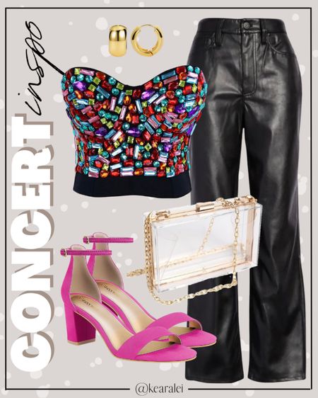 concert outfit festival outfits country concerts Nashville  bejeweled crop top corset sequin sequins black leather pants trousers hot pink block heel sandals heels clear purse bag
.
teacher outfits, business casual, casual outfits, neutrals, street style, Midi skirt, Maxi Dress, Swimsuit, Bikini, Travel, skinny Jeans, Puffer Jackets, Concert Outfits, Cocktail Dresses, Sweater dress, Sweaters, cardigans Fleece Pullovers, hoodies, button-downs, Oversized Sweatshirts, Jeans, High Waisted Leggings, dresses, joggers, fall Fashion, winter fashion, leather jacket, Sherpa jackets, Deals, shacket, Plaid Shirt Jackets, apple watch bands, lounge set, Date Night Outfits, Vacation outfits, Mom jeans, shorts, sunglasses, Disney outfits, Romper, jumpsuit, Airport outfits, biker shorts, Weekender bag, plus size fashion, Stanley cup tumbler, Work blazers, Work Wear, workwear

boots booties take over the knee, ankle boots, Chelsea boots, combat boots, pointed toe, chunky sole, heel, sneakers, slip on shoes, Nike, adidas, vans, dr. marten’s, ugg slippers, golden goose, sandals, high heels, loafers, Birkenstock Birkenstocks, 

Wedding Guest Dresses, Bachelorette Party, White Dresses, bridesmaid dresses, cocktail dress, Bridal shower dress, bride, wedding guest outfit

Target, Abercrombie and fitch, Amazon, Shein, Nordstrom, H&M, forever 21, forever21, Walmart, asos, Nordstrom rack, Nike, adidas, Vans, Quay, Tarte, Sephora 


#LTKStyleTip #LTKSeasonal #LTKSummerSales