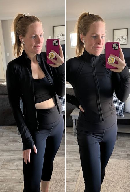 Define jacket (cropped) in Nulu is 100% worth it! I got the 8 and am 5’9” - perfect fit and is incredibly flattering! 



#LTKfitness #LTKSeasonal #LTKmidsize