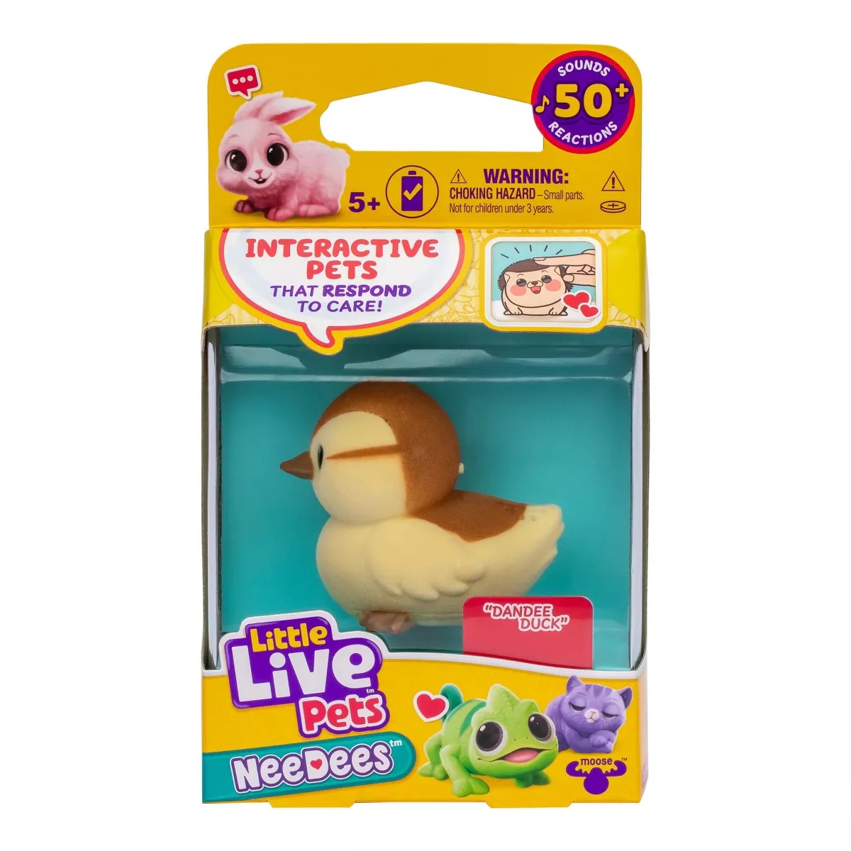 NeeDees By Little Live Pets, Electric Miniature Pet Toy, Dandee Duck, Perfect For Ages 5 & Up, Co... | Target