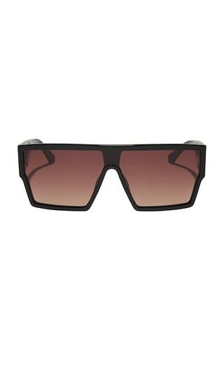 Electra Sunglasses in Black & Brown Gradient | Revolve Clothing (Global)