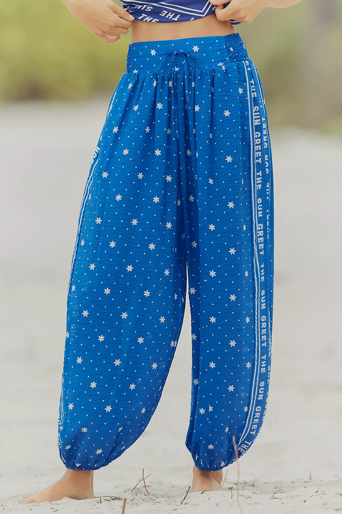 Celandine Smocked Balloon Pants | Anthropologie (US)
