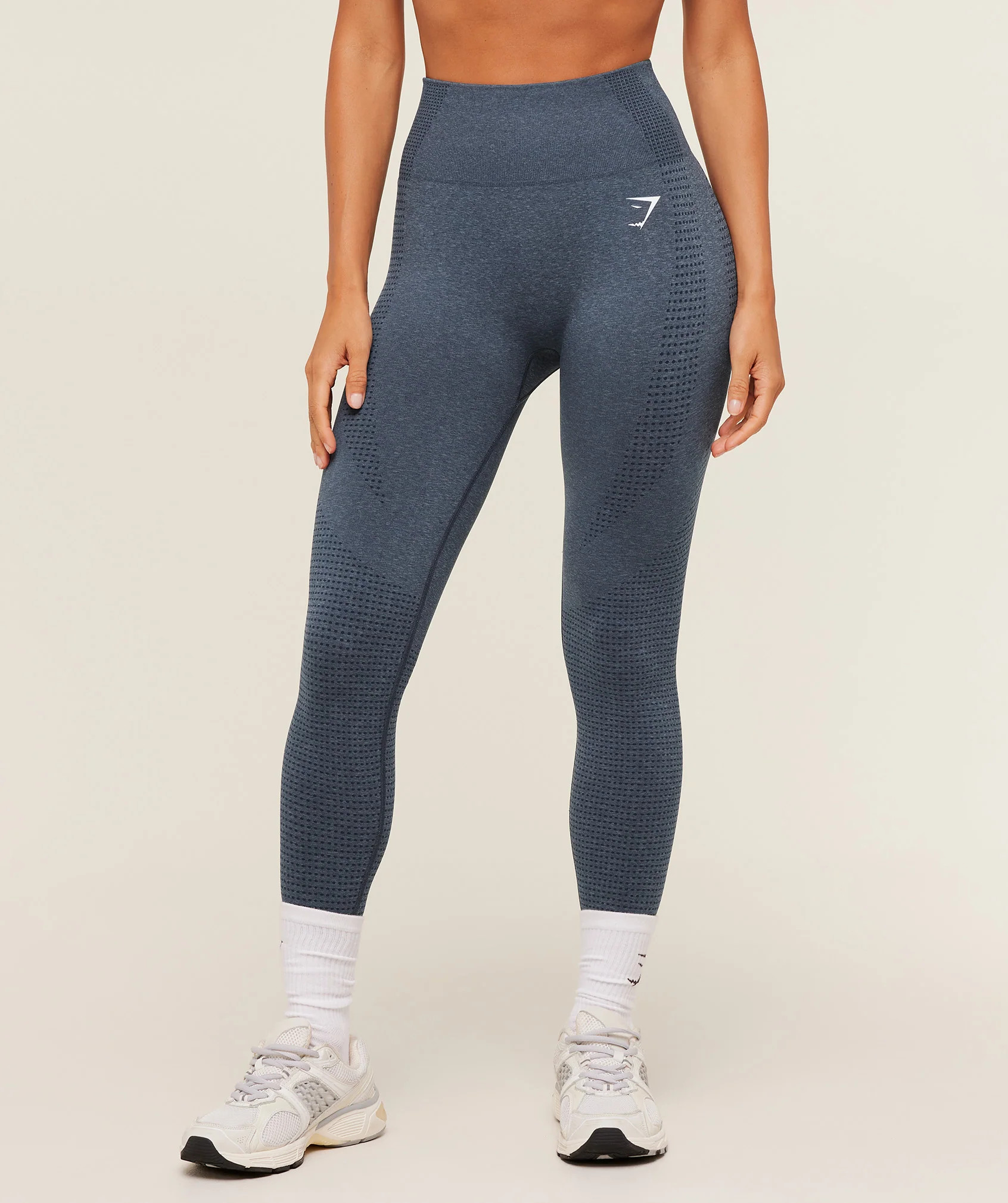 Gymshark Vital Regular Leggings - GS Stealth Blue/ Marl | Gymshark UK
