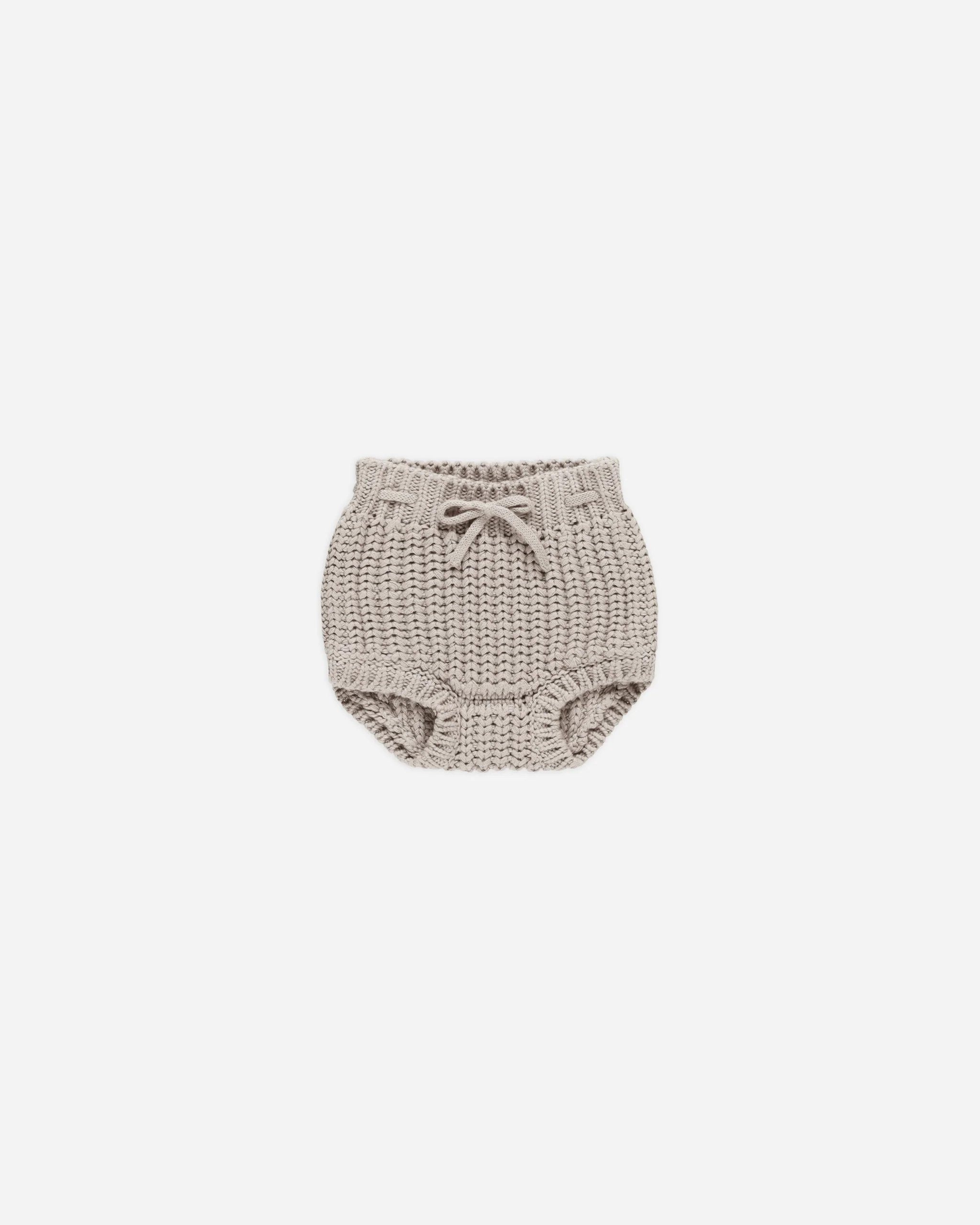 Knit Tie Bloomer || Fog | Rylee + Cru