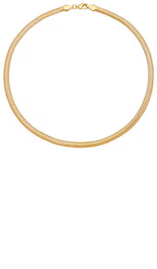Herringbone Necklace in Gold | Revolve Clothing (Global)