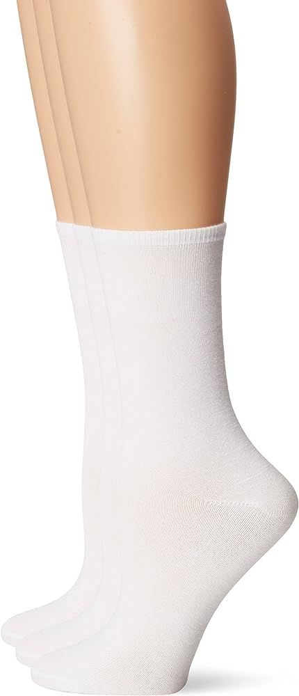 No nonsense womens Flat Knit Crew Sock | Amazon (US)