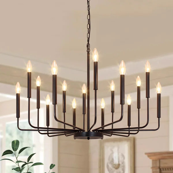 Alysse 16 - Light Classic / Traditional Candle Chandelier | Wayfair North America