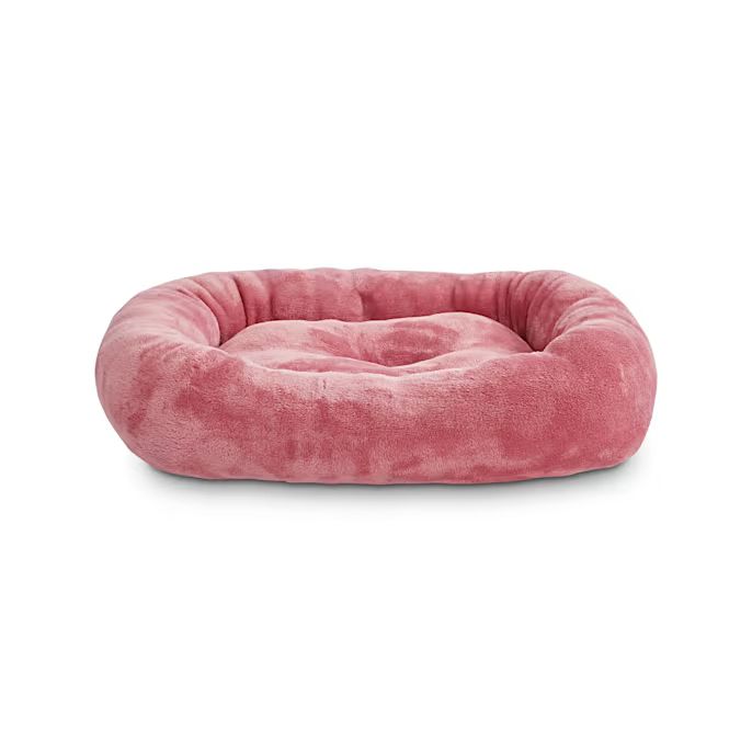 EveryYay Snooze Fest Mauve Rectangle Lounger Cat Bed, 19" L X 16" W X 3.5" H | Petco | Petco