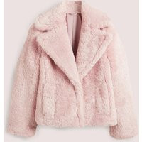 Faux Fur Jacket Pink Women Boden, Pale Pink | Boden (UK & IE)
