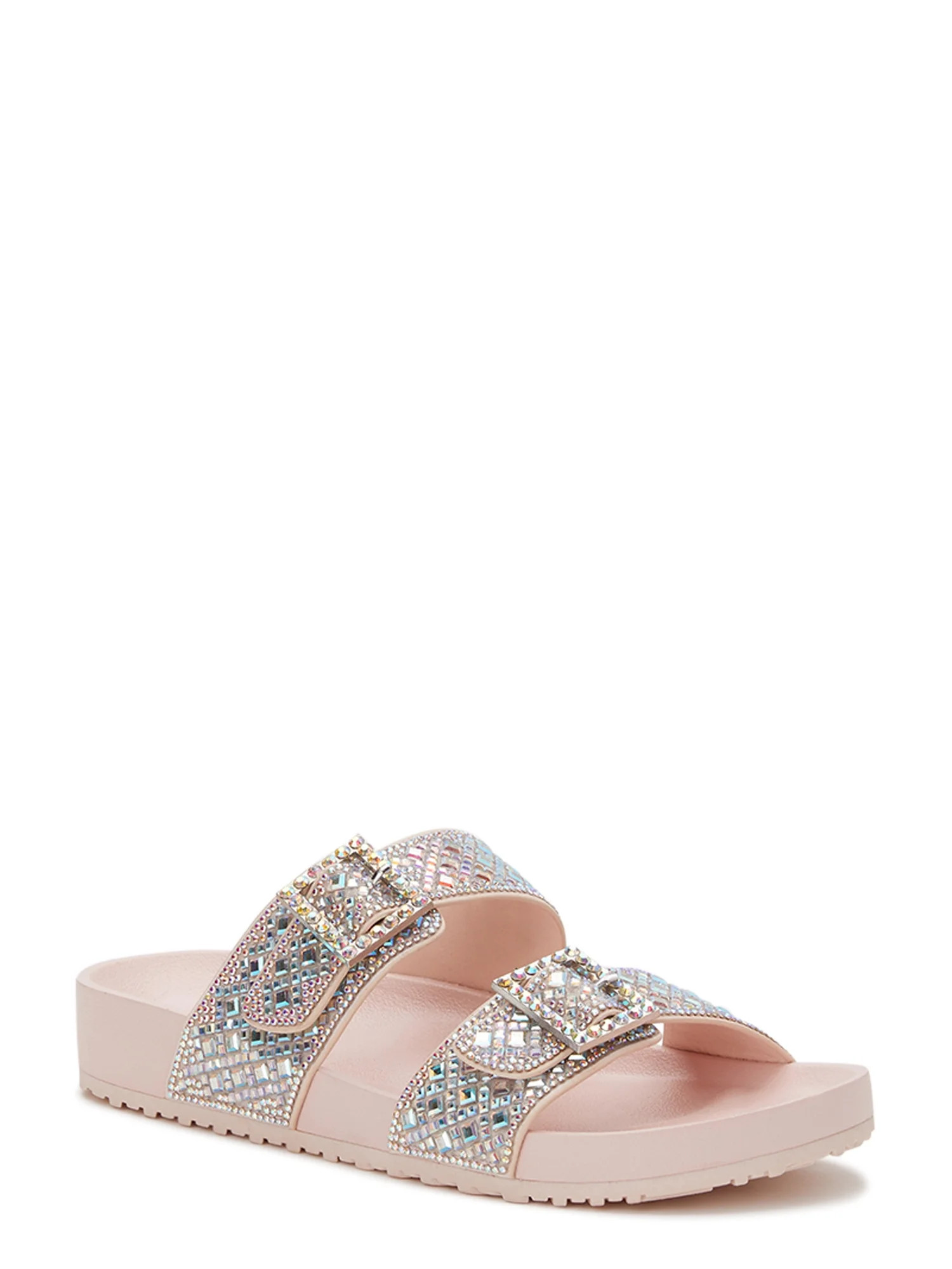 Madden NYC Women's Embellished Footbed Sandals - Walmart.com | Walmart (US)