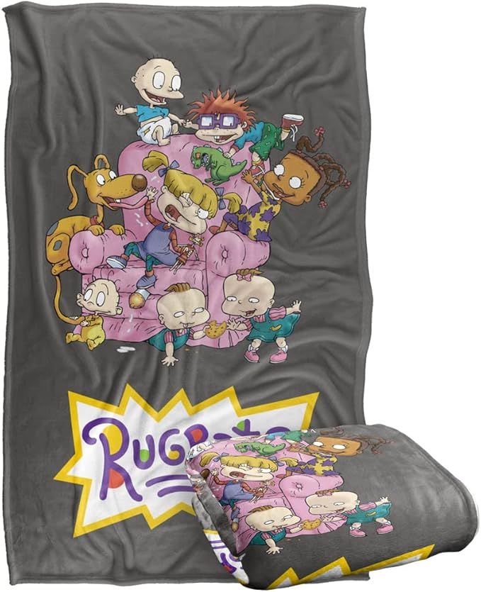 Rugrats Blanket, 36"x58" Rugrats Chair Silky Touch Super Soft Throw Blanket | Amazon (US)