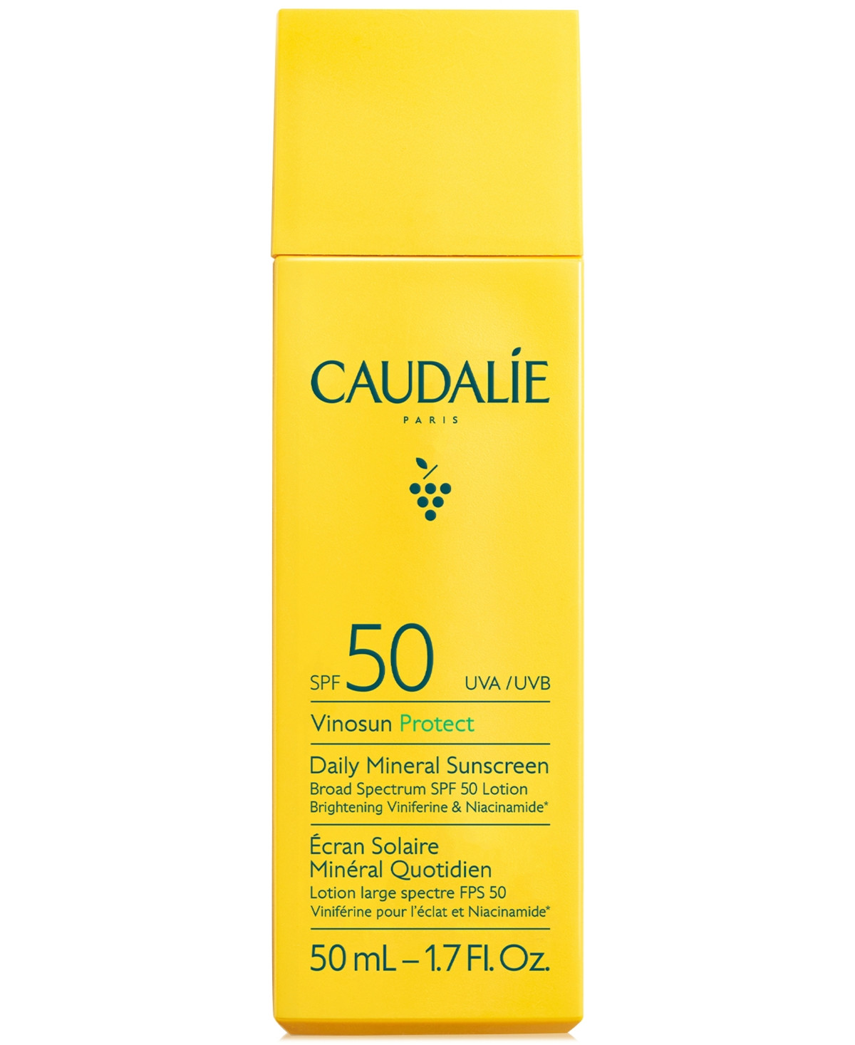 Caudalie Vinosun Protect Daily Mineral Sunscreen Spf 50, 1.7 oz. | Macy's