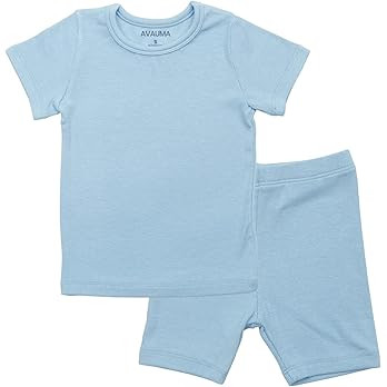 AVAUMA Baby Boys Girls Pajama Set Kids Toddler Snug fit Ribbed Sleepwear pjs for Daily Life Style | Amazon (US)