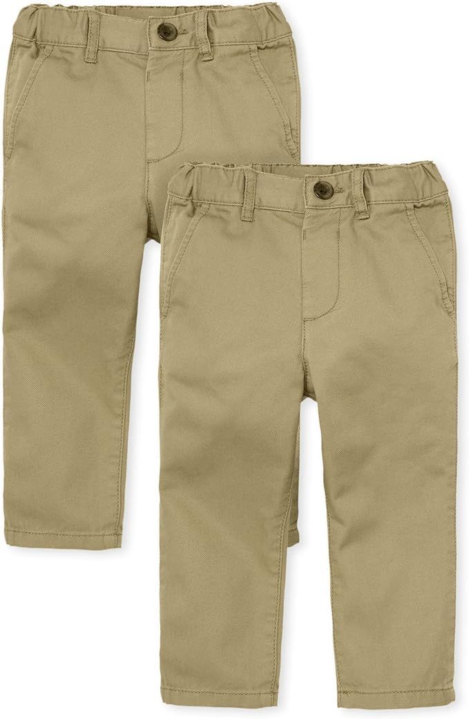 The Children's Place Baby Boys' and Toddler Stretch Skinny Chino Pants | Amazon (US)