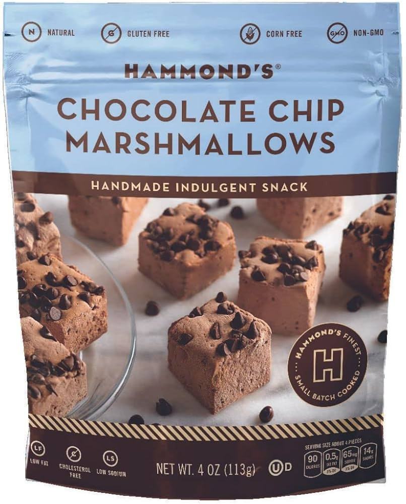 HAMMONDS CANDIES Chocolate Chip Marshmallows, 4 OZ | Amazon (US)
