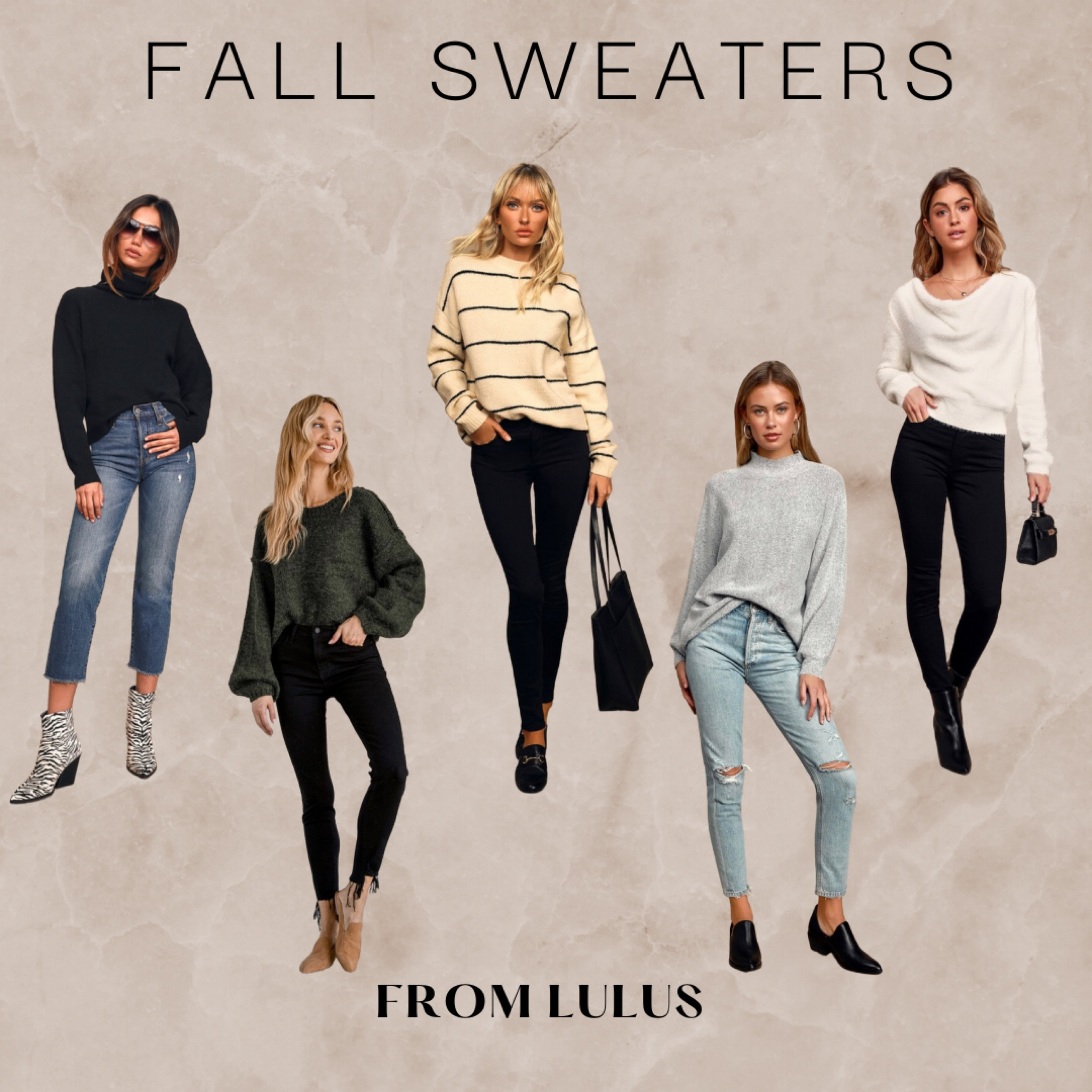 Fall is in the air! It’s officially sweater season and Lulus is one of my favorites for all things cozy!

Cozy sweaters, work outfit, fall outfit, Thanksgiving outfit, family photos

#LTKfindsunder50 #LTKSeasonal #LTKbump