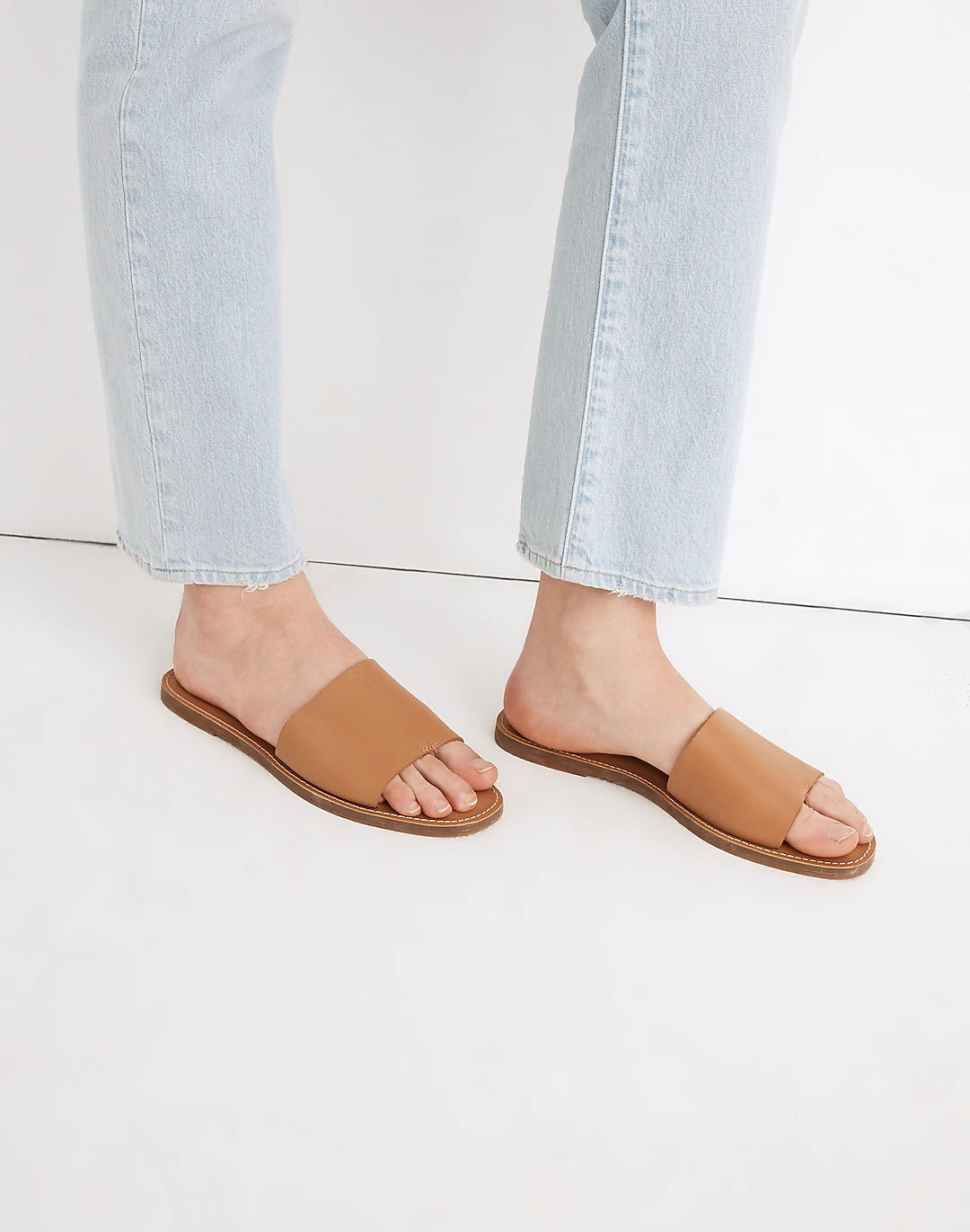 The Boardwalk Post Slide Sandal | Madewell