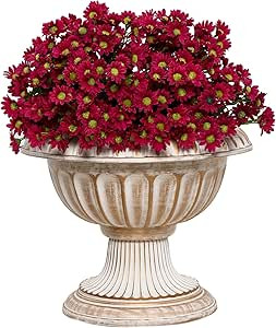 12 Bundles Daisy Fake Flowers for Outdoors, UV Resistant Faux Daisy Bouquet Artificial Flowers fo... | Amazon (US)