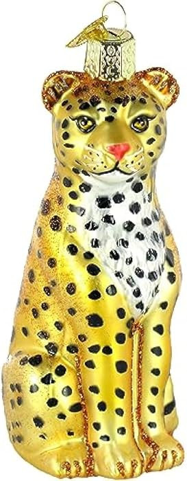 Old World Christmas Leopard Glass Blown Ornament for Christmas Tree, Handcrafted Holiday Decorati... | Amazon (US)