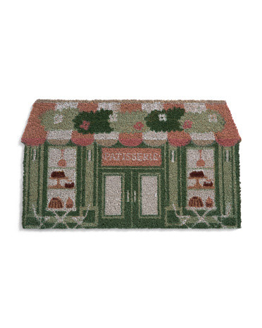 20x34 Patisserie Bake Shop Shaped Coir Doormat | TJ Maxx