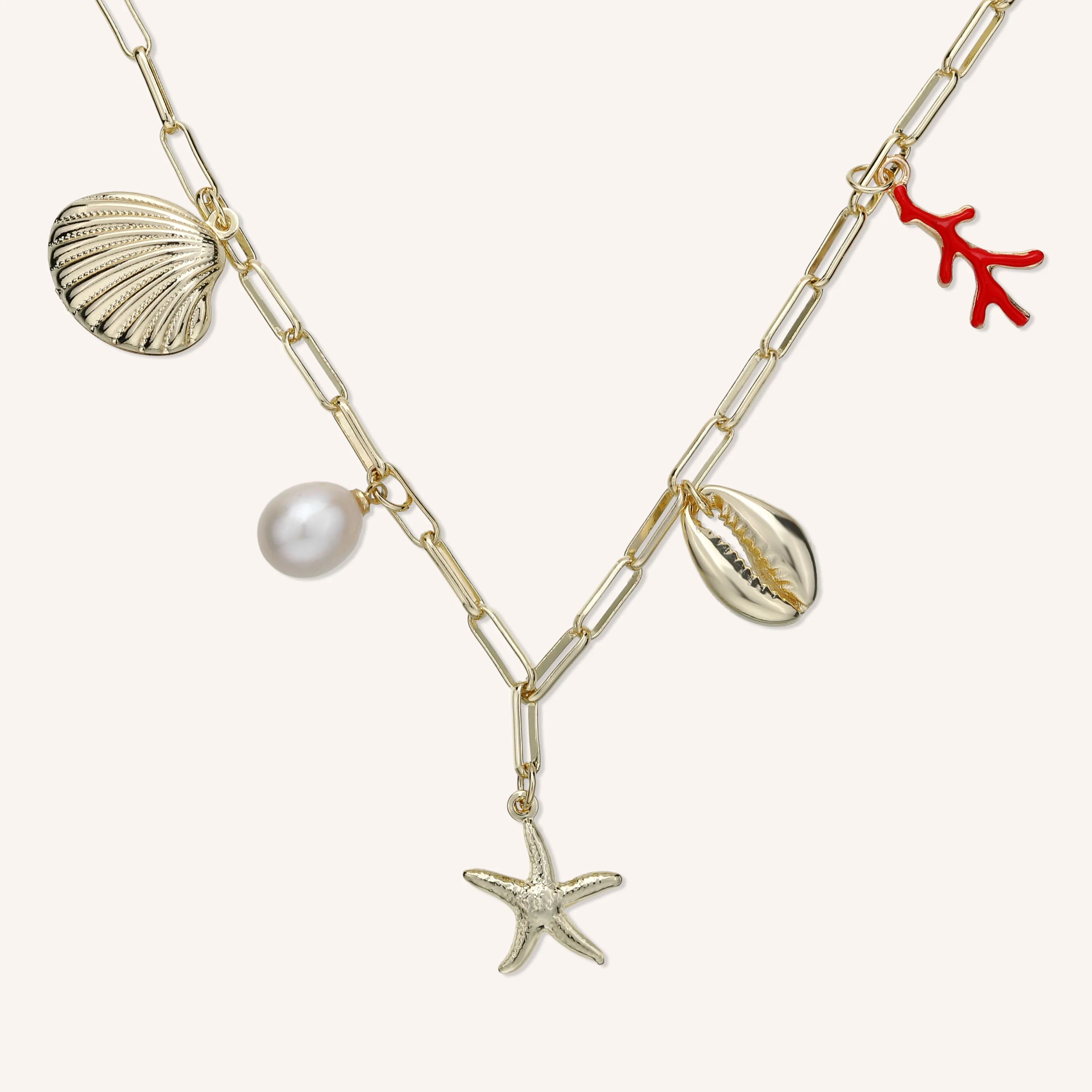 Beach Charm Necklace | Victoria Emerson